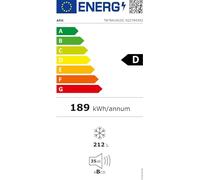 aeg tb7na181dc congelatore da incasso / 1780 mm / 212 l/nofrost/softclosing/allarme di temperatura/porta fissa/d