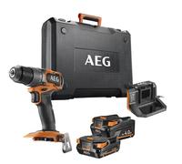 AEG - Trapano a Percussione SubCompact Brushless 18V BSB18SBL2-X02C | 65 Nm | 2