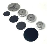 AEG ZANUSSI BRUCIATORI E PIATTELLI NERI OPACHI 4 FUOCHI SPARTIFIAMMA CUCINA