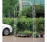 AEGCAOJH Arco da Giardino in Metallo, Arco d'ingresso per Matrimonio, pergolato per Piante rampicanti, per Gazebo da Giardino/Patio, Decorazione per Esterni, Facile da Montare