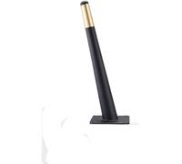 AEGCAOJH Gambe per mobili a forcina in Oro Nero (Set da 4) Gambe in Metallo Resistenti con Design in Stile Medievale Protezioni per Pavimenti in Gomma Incluse Ideali per Fai da Te tavolino