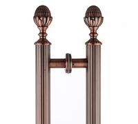 AEGCAOJH Maniglie per Porte retrò Europee, Maniglie per Porte in Vetro/Legno/Metallo, Maniglie per Porte del fienile Schiena Contro Schiena, Barra di Sostegno per Porte Interne ed Esterne (