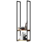 AEGCAOJH Mensole sospese a soffitto, Supporto per Piante sospese a Parete, scaffale Decorativo per Piante con calici in Vetro, contenitori per Libri, scaffale per Organizer in Metallo per c