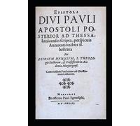 Aegidius Hunniu The Second Letter of Saint Paul the Apostle to the T (Tascabile)