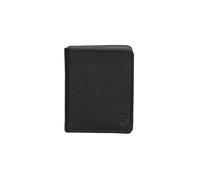 Aegis Leather 'PZ-Contrast Sleek Black and Grey-20' Slim Portafoglio da uomo - 100% vera pelle, morbido, con 2 tasche per contanti, esterno nero e interno grigio, Nero , L10cm, W8cm, H1cm, Moderno