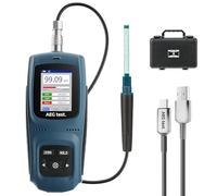 AEGTEST 8103 DC Gauss Meter, Tesla Meter Ricaricabile 0-2500mT, Magnetometro con Registrazione Dati e Allarme, Misuratore di Intensità e Polo Magnetico, Precisione ±5% per Fabbriche e Officine