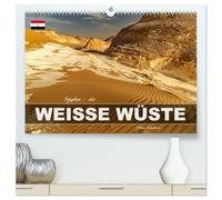 Ägypten - die Weisse Wüste (hochwertiger Premium Wandkalender 2027 DIN A2 quer), Kunstdruck in Hochglanz: 12 Monate mit der spektakulären Weissen Wüste in Ägypten.
