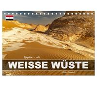 Ägypten - die Weisse Wüste (Tischkalender 2027 DIN A5 quer), CALVENDO Monatskalender: 12 Monate mit der spektakulären Weissen Wüste in Ägypten.