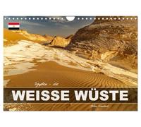 Ägypten - die Weisse Wüste (Wandkalender 2027 DIN A4 quer), CALVENDO Monatskalender: 12 Monate mit der spektakulären Weissen Wüste in Ägypten.