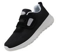 AEHO Pantofole per Anziani Donna Riabilitazione postoperatoria Vecchie Scarpe Scarpe gonfie Piede Regolabile Leggero Scarpe per Il Piede diabetico Primaverili e Autunnali,Nero,38/240mm