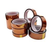 AEHON 2 pezzi 3 mm-100 mm parti stampante 3D resistente alle alte temperature calore BGA Kapton Polyimide isolante termico nastro adesivo (colore: 33 m x 1 pezzo, dimensioni: 60 mm)