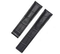 AEHON Cinturino in vera pelle per TAG heuer cinturino da polso blu nero marrone bracciale 19mm 20mm 22mm con chiusura pieghevole cinturini in pelle, 22mm, agata