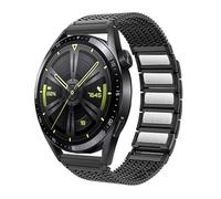 AEHON Cinturino magnetico da 22 mm per Huawei Watch GT 4 3 Pro Bracciale in acciaio inossidabile 46mm 2e Ultimate per cinturini con cinturino milanese Samsung Gear S3 45mm(Gray)