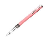 AEHON Penna stilografica con pennino extra fine da 0,38 mm, per finanza, penne a inchiostro in metallo di lusso, forniture per ufficio e scuola, regalo di compleanno (rosa)