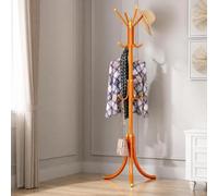 AEIOFAT Appendiabiti Verticale su Piantana, Armadietto per Cappelli e Accessori, Ideale per Casa, Camera da Letto, Ingresso e Soggiorno, Appendiabiti per Borse e Porta Abiti