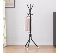 AEIOFAT Appendiabiti Verticale su Piantana, Armadietto per Cappelli e Accessori, Ideale per Casa, Camera da Letto, Ingresso e Soggiorno, Appendiabiti per Borse e Porta Abiti