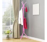 AEIOFAT Appendiabiti Verticale su Piantana, Armadietto per Cappelli e Accessori, Ideale per Casa, Camera da Letto, Ingresso e Soggiorno, Appendiabiti per Borse e Porta Abiti