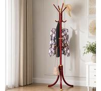 AEIOFAT Appendiabiti Verticale su Piantana, Armadietto per Cappelli e Accessori, Ideale per Casa, Camera da Letto, Ingresso e Soggiorno, Appendiabiti per Borse e Porta Abiti