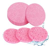 AEIOPRS 12 Pcs Spugnette Viso Pulizia Spugna Facciale Riutilizzabile per Rimuovere il Trucco e Pulire la Pelle Ideale per Donne