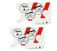 AEIOPRS 2 Pcs Pinza per Zecche con Lente d'Ingrandimento Strumento per Rimozione Zecche per Cani Gatti e Persone Ideale per Attività All'aperto