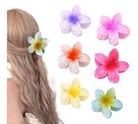 AEIOPRS 6 Pcs Mollette Capelli Donna Fiori Pinze per Capelli Eleganti Antiscivolo Fermagli per Capelli Plastica Accessori per Capelli Ragazze e Donne