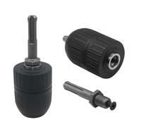 AEIOPRS Mandrino Autoserrante Heavy Duty Keyless Drill Chuck Trapano Mandrino Chiusura Rapida con Adattatore SDS(2-13mm)