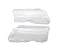 AEIOUPMMA 1 Paio di coprifari per Auto, Paralume Impermeabile, coprifaro Luminoso per BMW E46 3 Series 4 Door 1998-2001