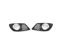 AEIOUPMMA 1 Paio di Griglie fendinebbia per paraurti Anteriore Auto con Cornice cromata per Mercedes-Benz C-Class W204
