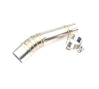 AEIOUPMMA 1 Pezzo di Raccordo in Acciaio Inossidabile per Tubo di Scarico per Moto, Sezione Centrale, Raccordo di Scarico Adatto per Honda NC700 NC750X