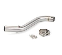 AEIOUPMMA 1 Pezzo di Raccordo per Tubo di Scarico per Moto in Acciaio Inossidabile, Sezione Centrale Adatta per Benelli Huanglong 600