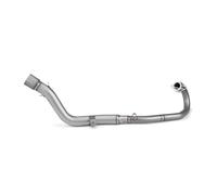 AEIOUPMMA 1 Pezzo di Sezione Anteriore in Acciaio Inossidabile è Adatto per la Modifica della Sezione Anteriore del Tubo di Scarico della Motocicletta per Honda CRF300L/RALLY(Beige)