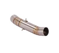 AEIOUPMMA 1 Pezzo di Tubo di Scarico per Moto in Acciaio Inossidabile Che collega la Sezione Centrale della Sezione Centrale per Honda CB400F