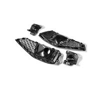 AEIOUPMMA 1 Set di griglia paraurti Anteriore Inferiore Auto, Copertura fendinebbia a Nido d'Ape per Audi A4 B9 S-Line S4 2019-2020 8WD807681J