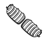 AEIOUPMMA 2 Pezzi paraurti Anteriore Auto Griglie Rene Griglie ABS Doppie Stecche per BMW E81 3 Porte Facelift (Non Pacchetto M) 09/2007-2012