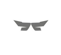 AEIOUPMMA 2 Pezzi Pellicola Protettiva per fari Auto, Pellicola Nera, Vinile Trasparente in TPU Adesivo per Audi Q8 SQ8 RSQ8 2019 2020 2021 2022(Smoke Black)