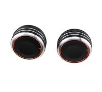 AEIOUPMMA 2 Pezzi/Set manopole di Controllo dell'Aria condizionata manopole AC Parti per Hyundai Solaris per KIA Rio K2 KXCROSS 2017 2018 2019 2020 2021(Black)