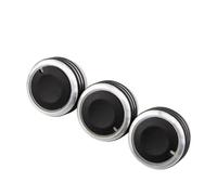 AEIOUPMMA 3 Pezzi/Set manopole Aria condizionata manopola AC Interruttore di Controllo del Calore Pulsante Accessori Auto per Mazda 3 BL 2010 2011 2012 2013(Black)