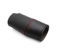 AEIOUPMMA Bracciolo Centrale per Auto, Console, Sedile Salto, Cuscino in Microfibra, Rivestimento in Pelle, Decorazione per Chevrolet Silverado Tahoe per GMC Sierra 2007-2013(Black with Red)