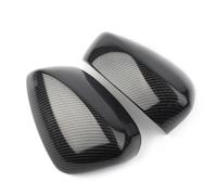 AEIOUPMMA Copertura specchietto retrovisore Auto, Rivestimento in plastica ABS, Tessuto di Carbonio, 2 Pezzi per Mozda 3 Axela 2014 2015 2016
