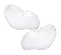 AEIOUPMMA Copriobiettivo per fari Anteriori Auto, 2 Pezzi, Guscio in policarbonato per Mercedes-Benz W203 2001-2007 2038203161 2038201159