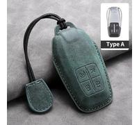 AEIOUPMMA Custodia in Pelle per Chiave Telecomando Auto per Ferrari F430 488 458 F12 Roma 812 F8 Portachiavi con Protezione per Portachiavi (Verde A2)