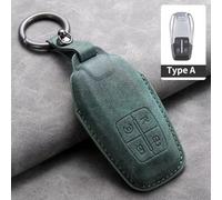 AEIOUPMMA Custodia in Pelle per Chiave Telecomando Auto per Ferrari F430 488 458 F12 Roma 812 F8 Portachiavi con Protezione per Portachiavi (Verde A1)