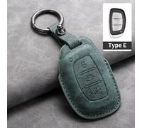 AEIOUPMMA Custodia per Chiave Telecomando Auto per Hyundai Tucson Santa Fe Creta ix25 ix35 ix45 i10 i20 i30 i40 Verna Solaris Mistra Elantra Accent (Verde E4)