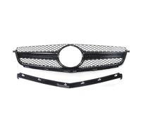 AEIOUPMMA Griglia Anteriore Auto con Rivestimento Telaio, Rivestimento paraurti Superiore, Maglia Cofano per Mercedes Benz W204 C63 AMG 2012-2014