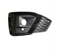 AEIOUPMMA Griglia di Copertura del Faro fendinebbia Destro Nero per Auto, griglia paraurti Anteriore a Nido d'Ape per Audi A5 S5 2019-2023