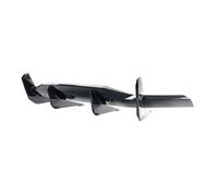 AEIOUPMMA Kit Corpo con diffusore a Pinna di squalo, Spoiler Diviso, paraurti Posteriore per Auto, 2 Porte per Chevrolet Corvette C8 Z51 Stingray 2020-2023(Carbon Fiber Style)