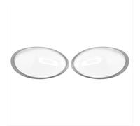 AEIOUPMMA Paralume per Faro Anteriore Sinistro dell'auto, Trasparente, con Bordo Grigio Trasparente. per Porsche 991 911 Targa Carrera 2012-2018