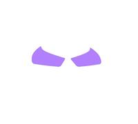 AEIOUPMMA Pellicola Protettiva per fari fotocromatica in TPU PPF Pellicola AntiGraffio autorigenerante per BMW X1 U11 M-Sport 2023+(Turn Smoked Purple)