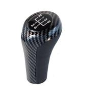 AEIOUPMMA Pomello del Cambio in Fibra di Carbonio Gear H per BMW E23 E30 E32 E36 E38 E52 E53 E83 E84 E85 E86 E93 X6 Z5 M3 M4 M5 F20 F25 F26 F30(Carbon -5 Speed)