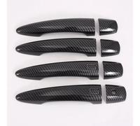 AEIOUPMMA Rivestimento per Maniglia Esterna della portiera dell'auto in Fibra di Carbonio ABS con Guida a Sinistra per Nissan Pathfinder 2024 Rogue X-Trail 2021-2024